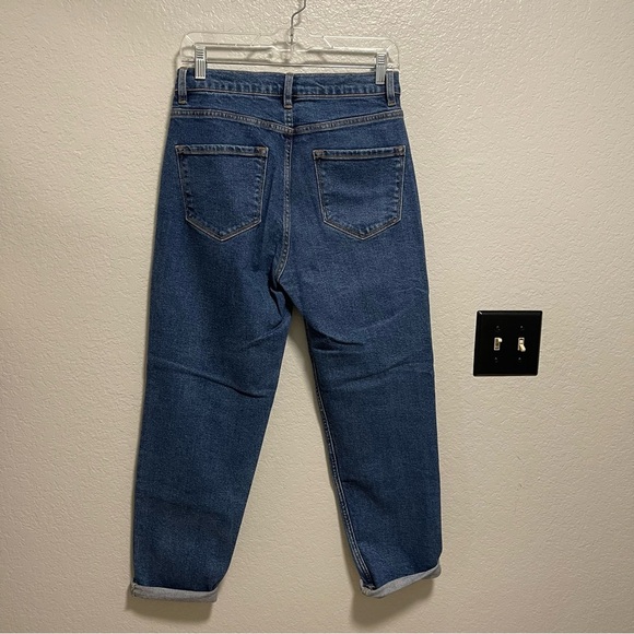 Fashion Nova ‘I got it from my momma’ Jeans Dark Denim Size 7 - Picture 6 of 7